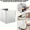Foldable aluminum foil cooking frying pan oil splash screen cover for kitchen use