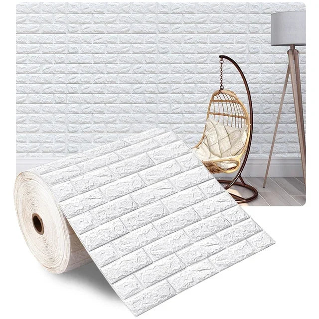 3D Foam Brick Wall Decals