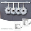 8-Pack Invisible No-Drill Curtain Rod Brackets