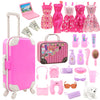 Doll Accessory Set with Suitcase for 11.5-Inch BJD Dolls