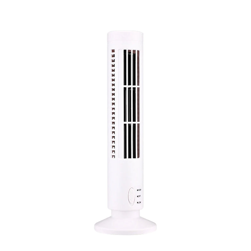Bladeless LED Tower Fan with 90° Oscillation