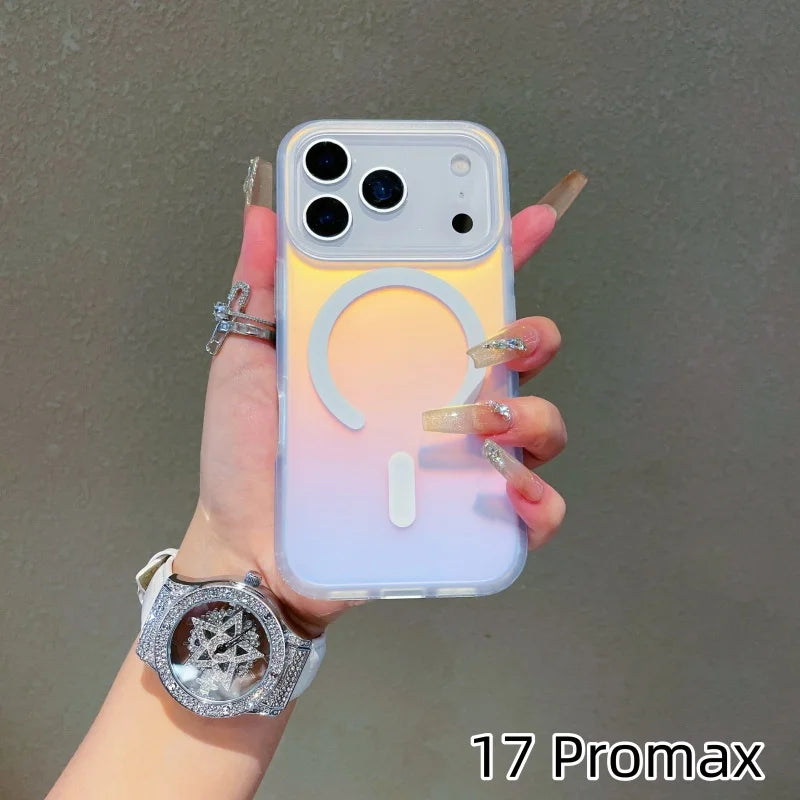 Funda Mate con Cambio de Color Gradiente para iPhone 17 Pro Max