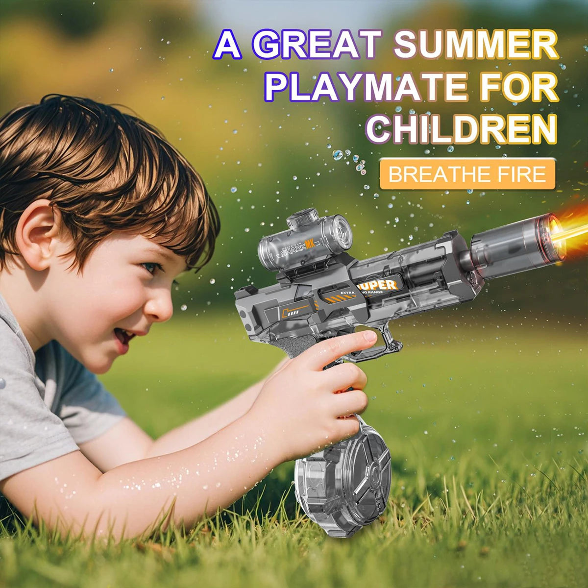 Electric Water Gun Blaster for Outdoor Summer Fun