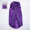 Satin-Lined Wide Shower Cap with Adjustable Fit