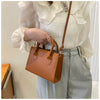 Minimalist Square PU Leather Crossbody Bag