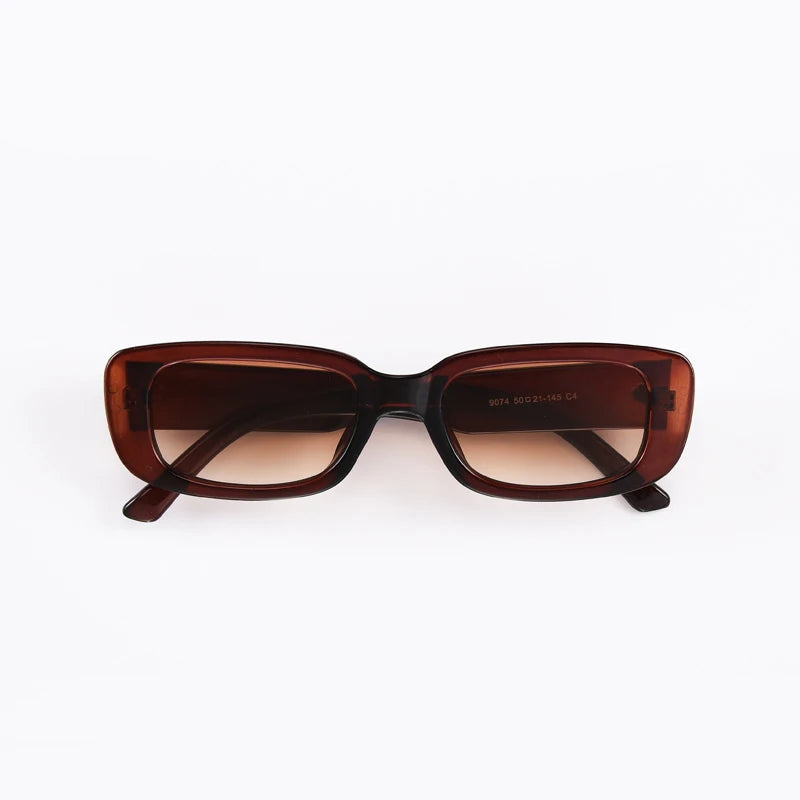 Classic Square Sunglasses with UV400 Protection