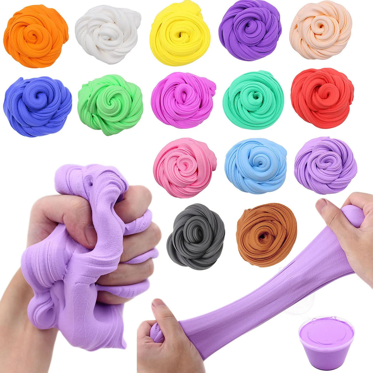 Scented Butter Slime Kit for Kids Stress Relief