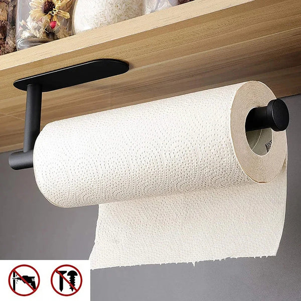 Adhesive Wall-Mounted Paper Towel & Napkin Holder