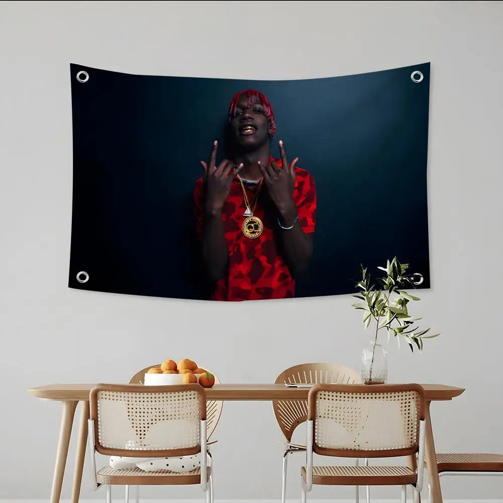 Lil Uzi Vert Inspired Custom Flag for Indoor and Outdoor Decor