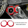 Red ABS material interior and exterior trim kit for Chevrolet Camaro 2016 and newer models