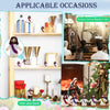 A set of mini Jesus figurines in various colors and religious scenes for Easter and baptism gifts