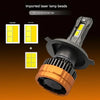 RGB Remote Control LED Headlight Bulbs with Tri-Color Modes
