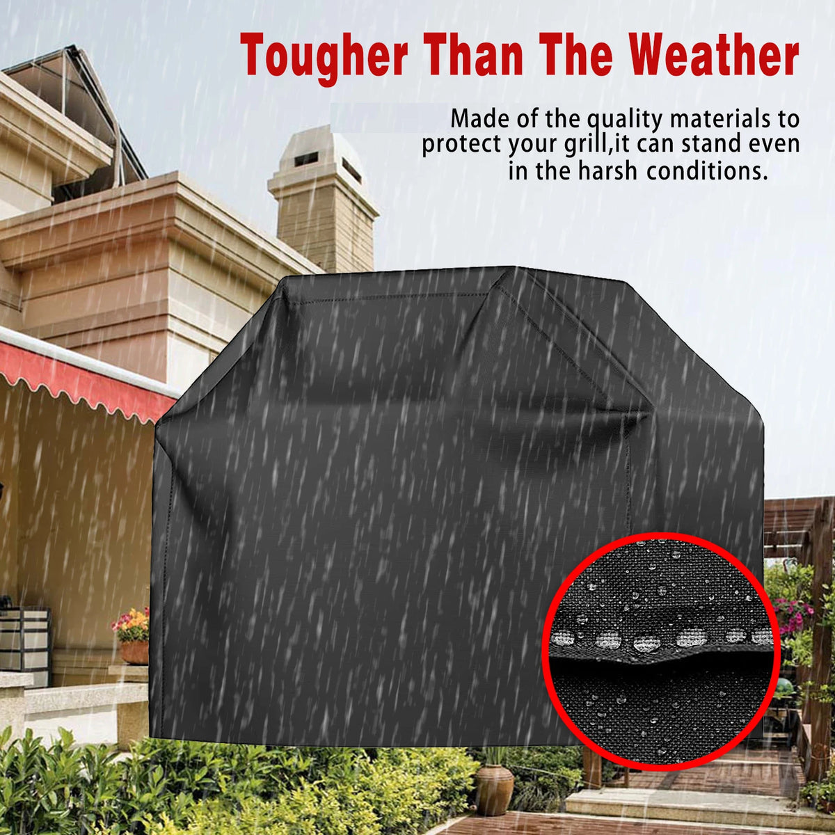 Heavy Duty Waterproof Grill Cover for Gas BBQ Grills