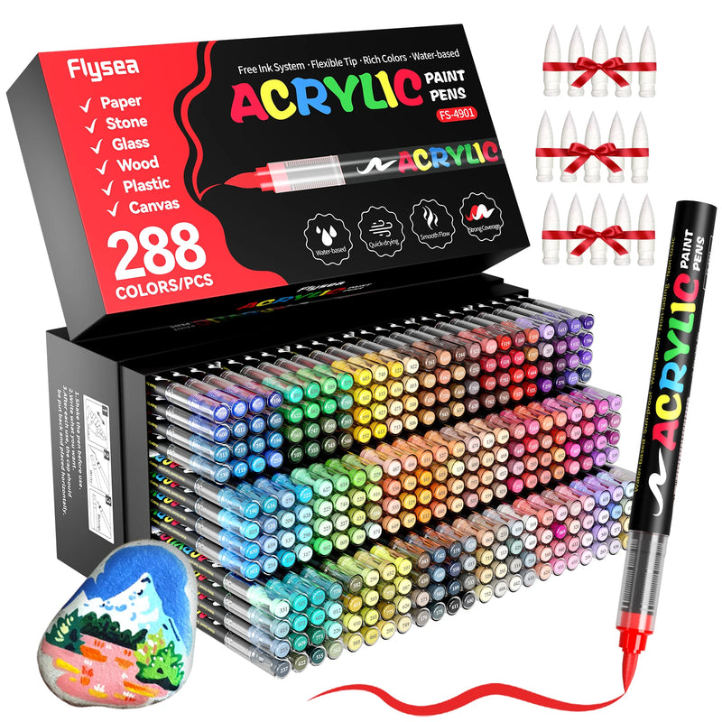 Acrylic Paint Brush Markers