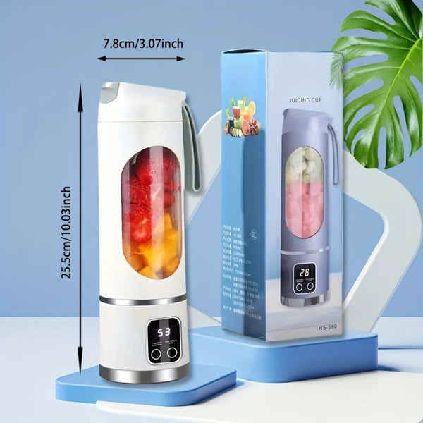 Portable USB Rechargeable Mini Blender with Digital Display