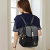Vintage Leather Women's Backpack with Spacious Interior