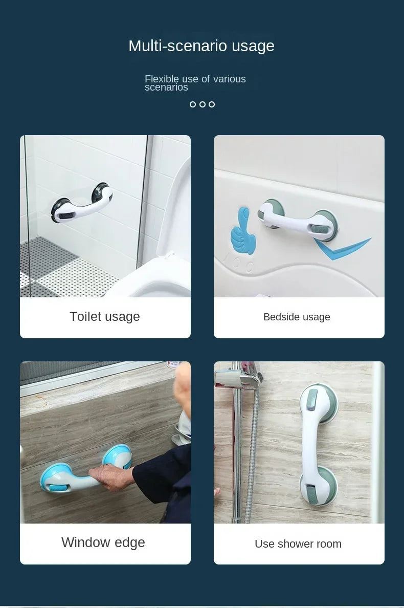 Suction Cup Safety Grab Bar for Bathroom and Shower