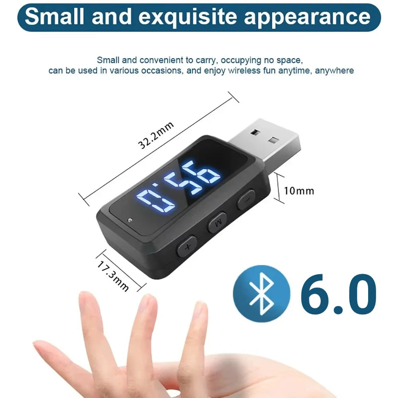 Wireless FM Car Transmitter with LED Display