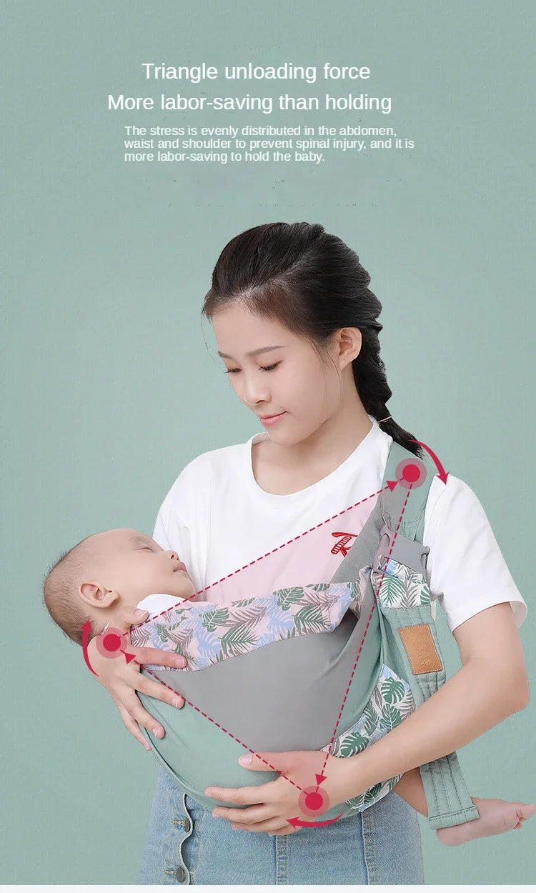 Breathable Mesh Baby Wrap Carrier and Nursing Cover