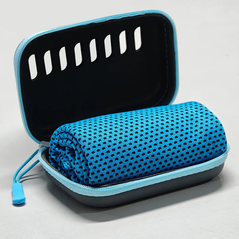 Compact Cooling Towel with Travel Pouch