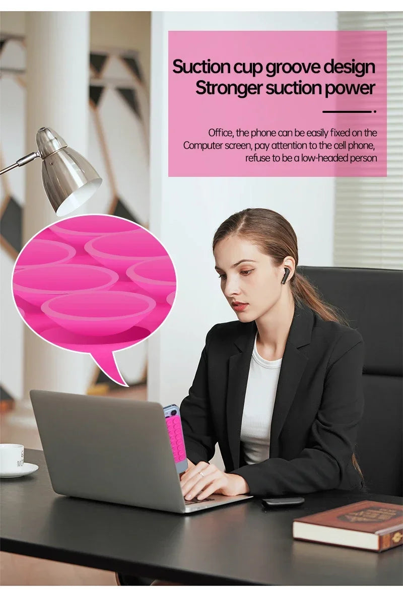 Multifunctional Silicone Suction Cup Phone Holder