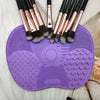 Silicone Makeup Brush Cleaning Mat with Textured Surface