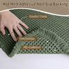 Waffle Textured Quick-Dry Bath Mat with Non-Slip Backing