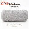 Elastic T-Shirt Yarn for Crochet and Knitting (2-Pack, 50m Each)