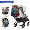 3-in-1 Diaper Bag Backpack with Foldable Changing Mat