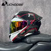 Modular Flip-Up Motorcycle Helmet with Removable Chin Guard