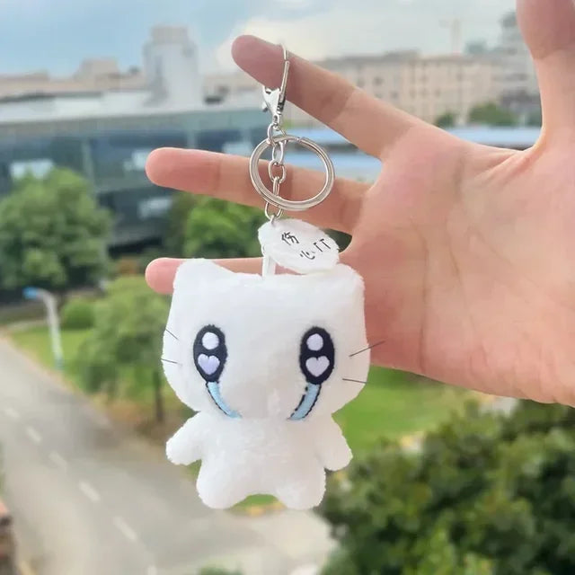 Cute Kitten Couple Keychain with O-Buckle