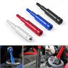 Various colored aluminum shift knob extenders for Honda, including black, blue, and red versions.