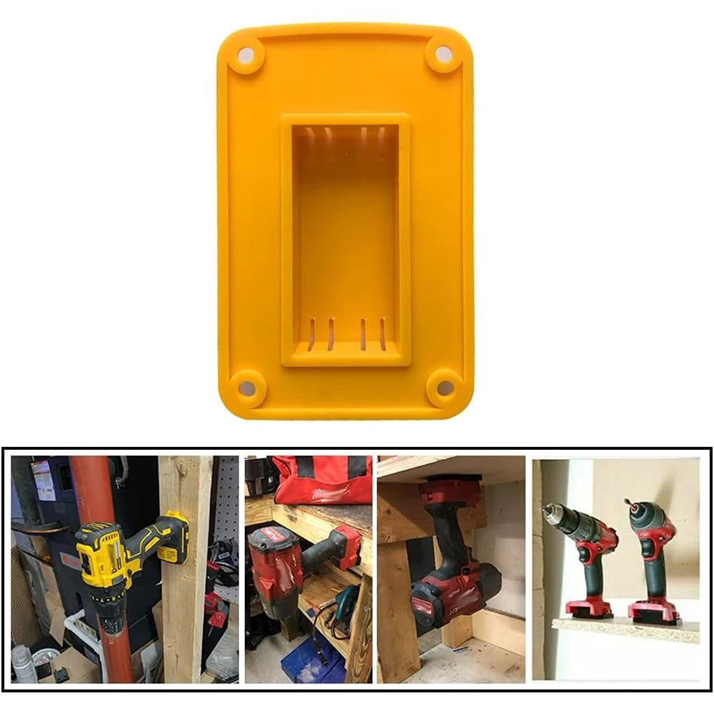 Wall-Mounted Tool Holder Rack for Cordless Power Tools