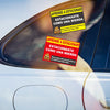 Humorous Spanish Parking Warning Stickers (160-Pack)