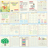 A set of reusable magic copybooks for kids featuring number and handwriting practice exercises.