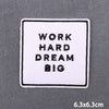 Encouraging Embroidery Iron-On Patches for Clothing and Accessories