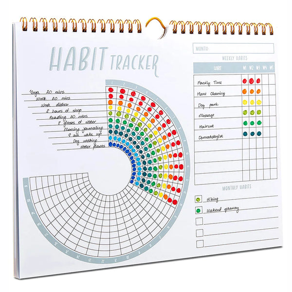 Undated Weekly Habit Tracker Journal