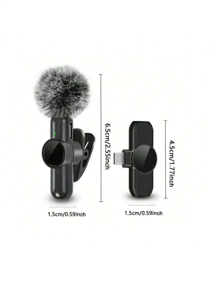 Micrófono Lavalier Inalámbrico para Smartphones y Cámaras