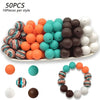 Soft Silicone Floral Beads for Jewelry Making