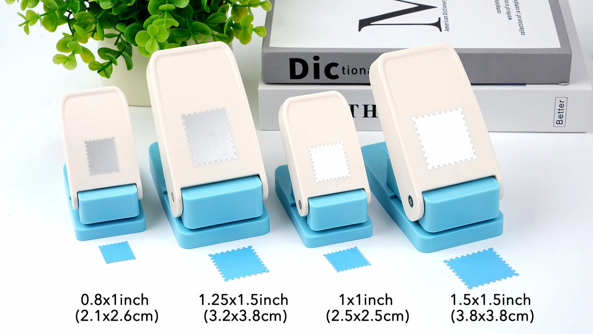Rectangular & Square Postage Stamp Paper Punch
