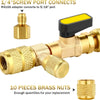 Dual-Size Refrigerant Valve Core Remover & Installer Kit with 10 Spare Cores