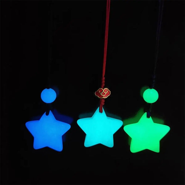 Porte-clés et Breloque Lumineuse en Forme d'Étoile