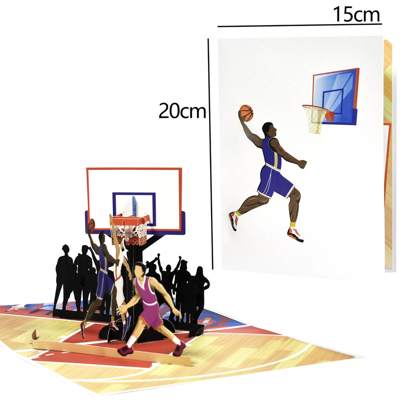 3D Pop-Up Sports Greeting Card