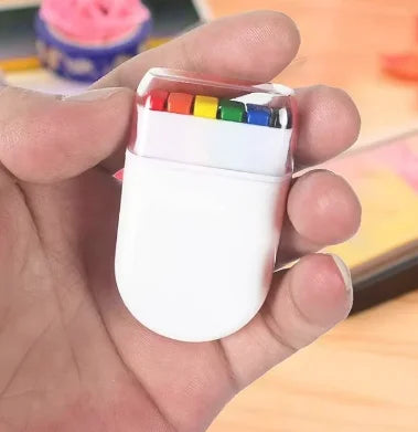 6-Color Washable Rainbow Face & Body Paint Crayon