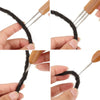 Dreadlock Crochet Hook Tool Kit with Comfort-Grip Handles
