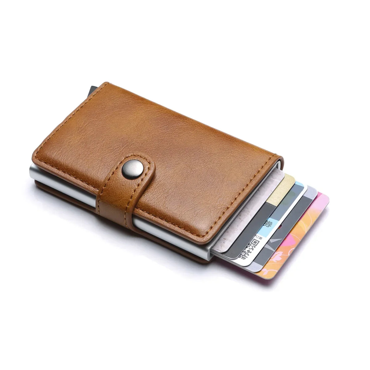 حامل بطاقات ائتمان معدني RFID فاخر