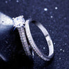 Vintage Halo Tourmaline & Zircon Sterling Silver Ring Set