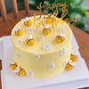 Gold Acrylic Happy Birthday Cake Topper Set (10 Pieces)
