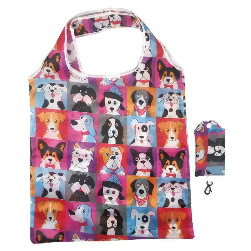 Foldable Nylon Shopping Tote