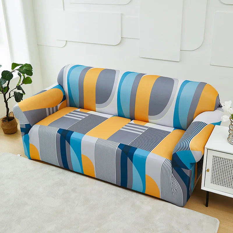 Stretch Sofa Cover with Non-Slip Backing